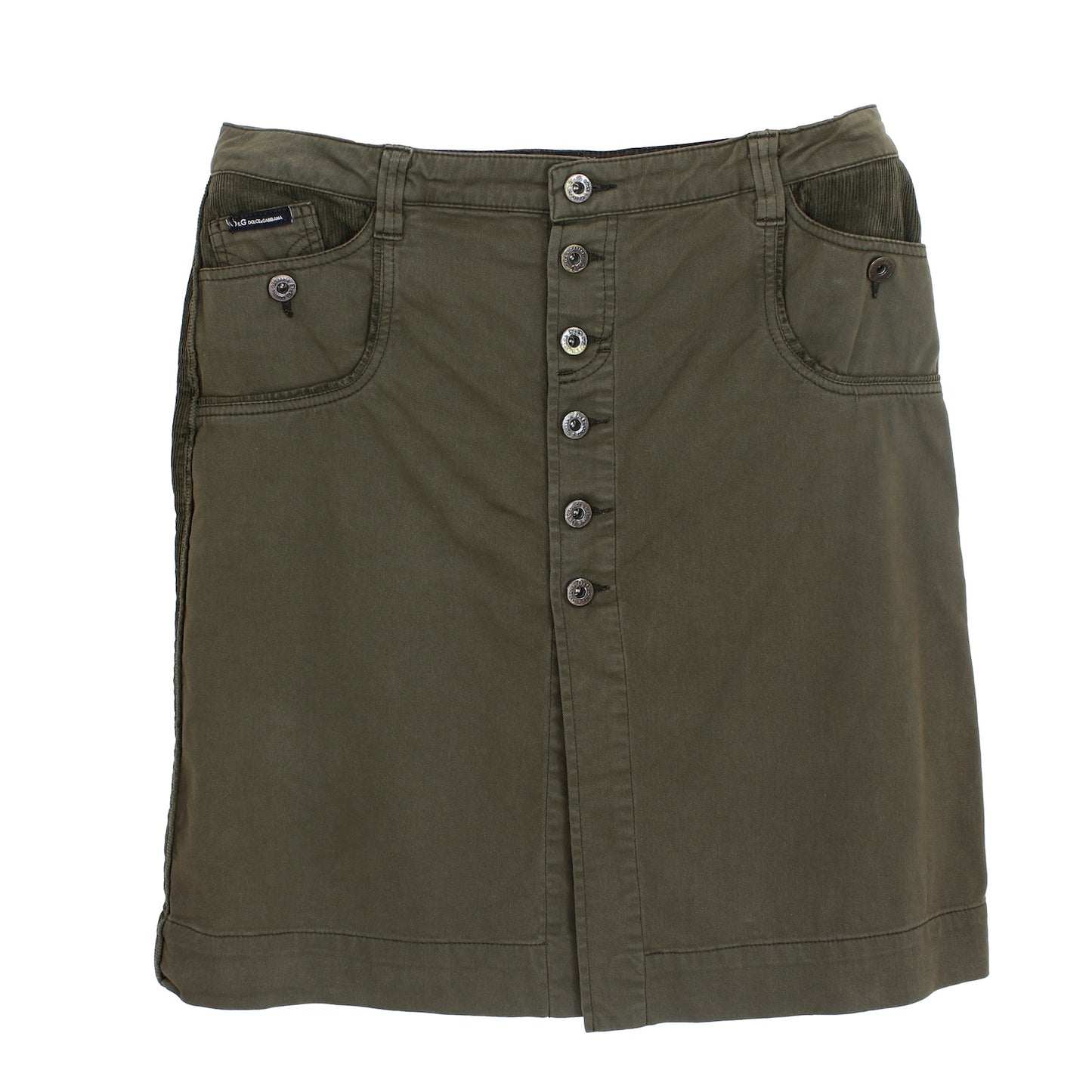 Dolce & Gabbana Green Short Skirt Vintage