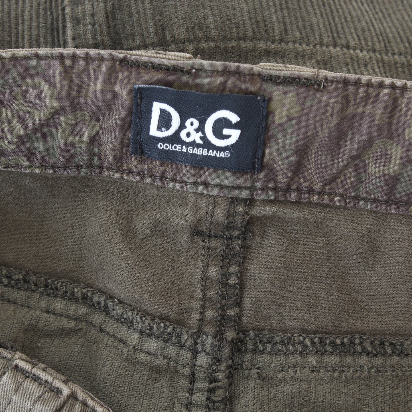 Dolce & Gabbana Green Short Skirt Vintage