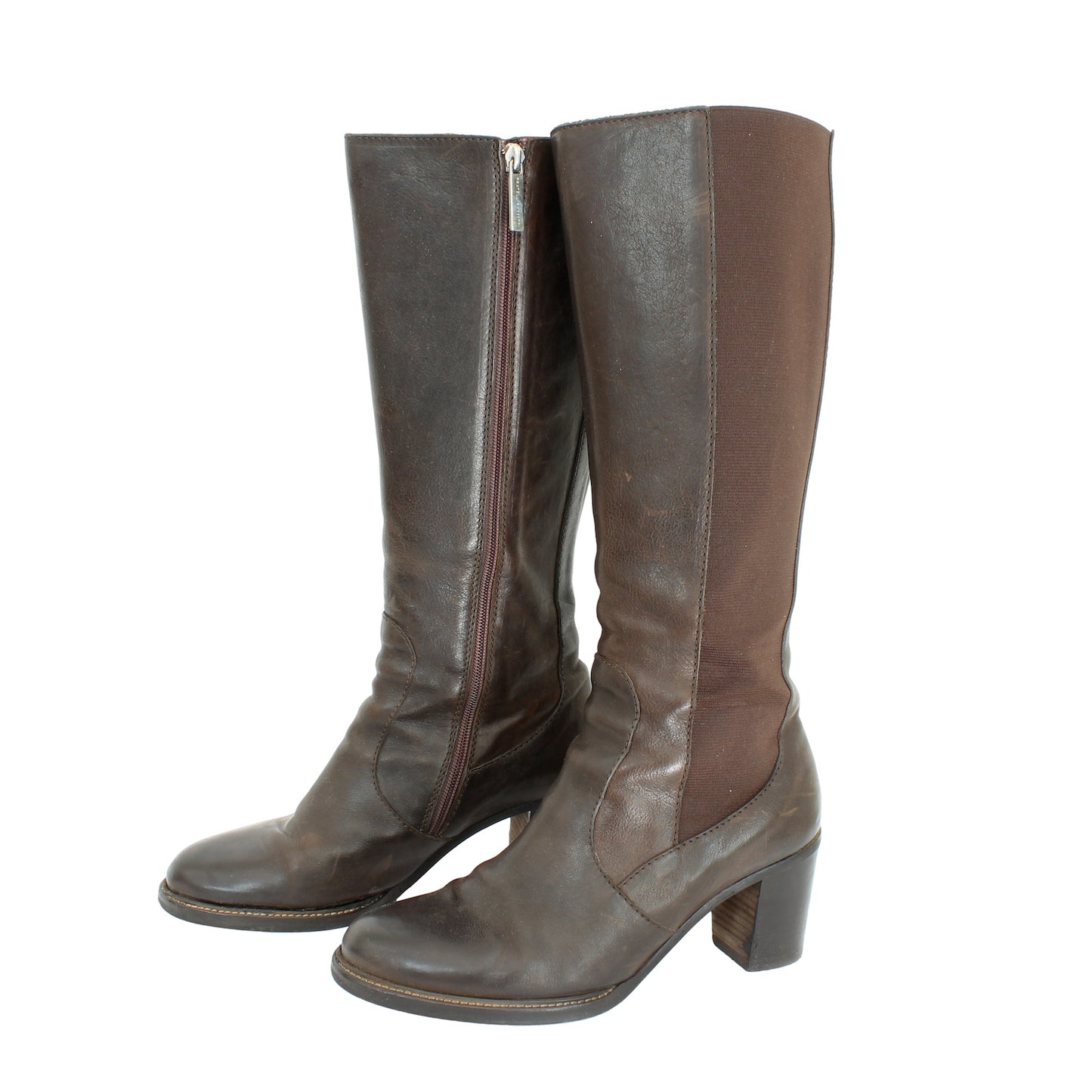 Fratelli Rossetti Brown Leather Heel Boots