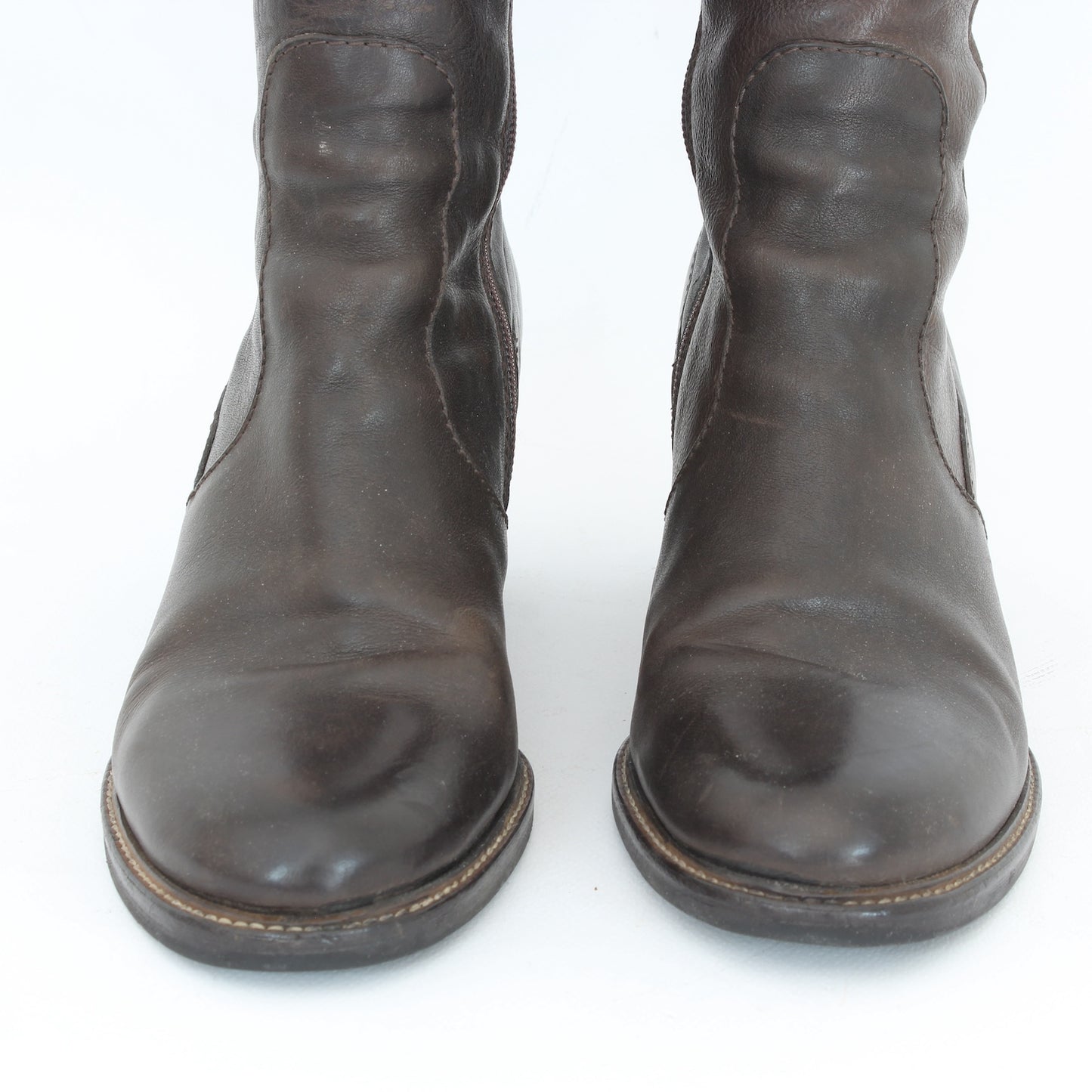 Fratelli Rossetti Brown Leather Heel Boots