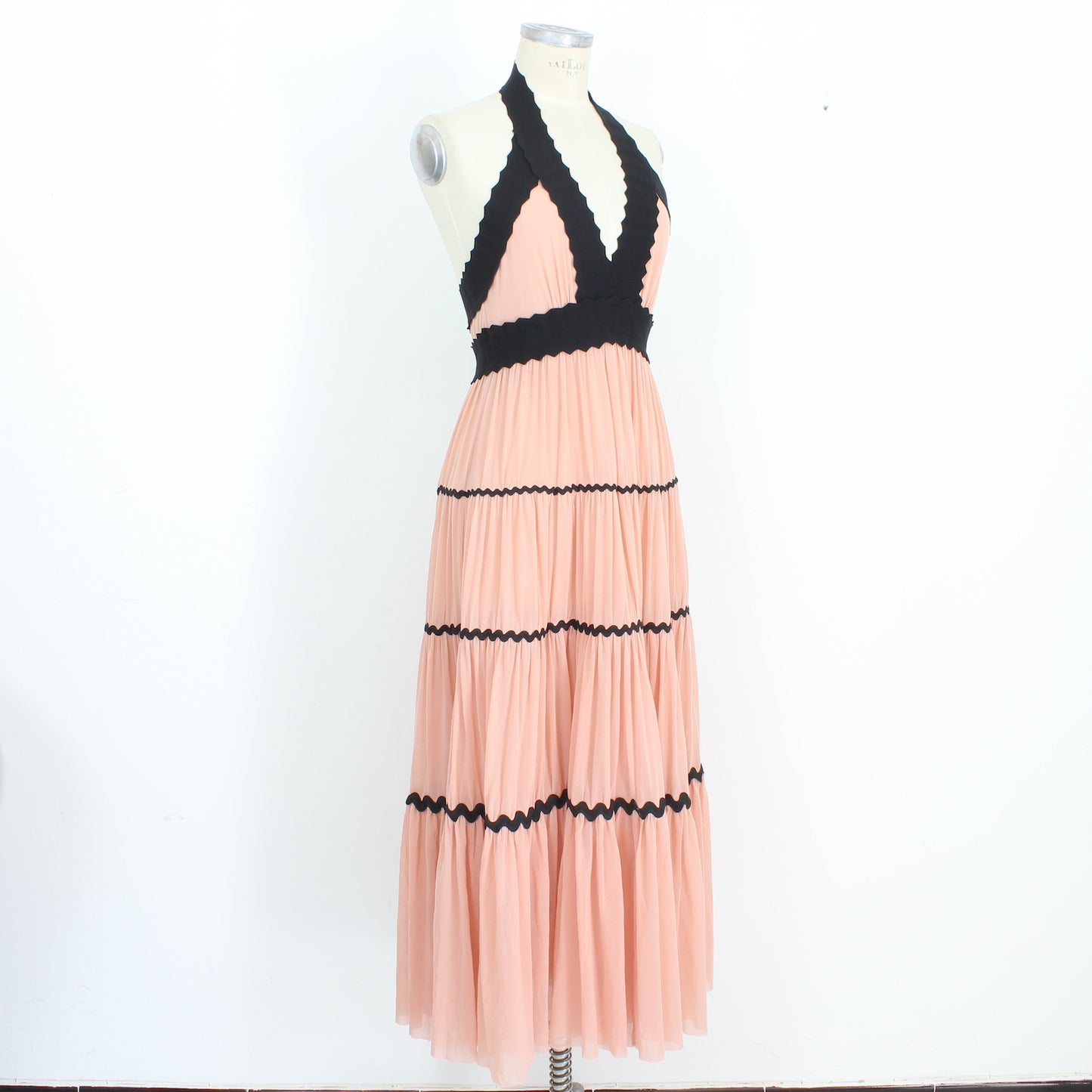 Jean Paul Gaultier Soleil Pink Fuzzi Long Dress 2000s