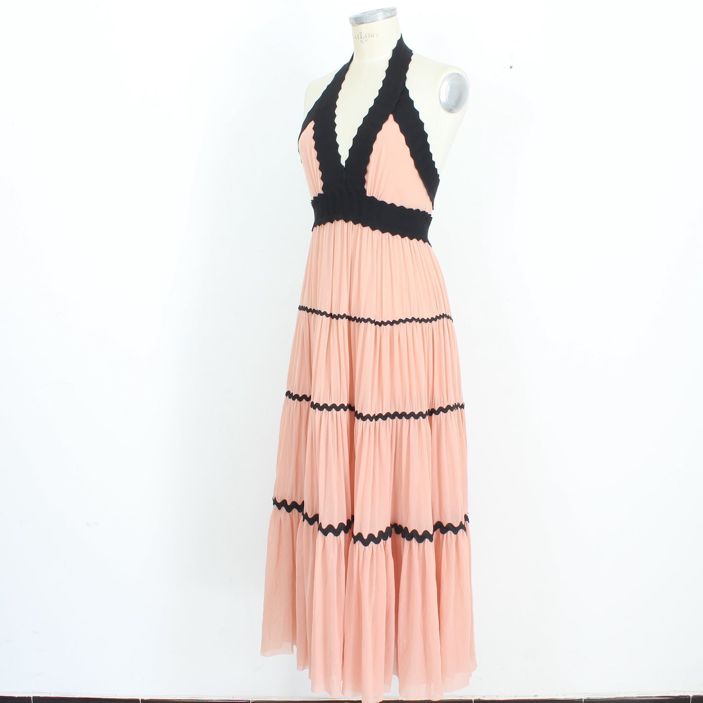 Jean Paul Gaultier Soleil Pink Fuzzi Long Dress 2000s