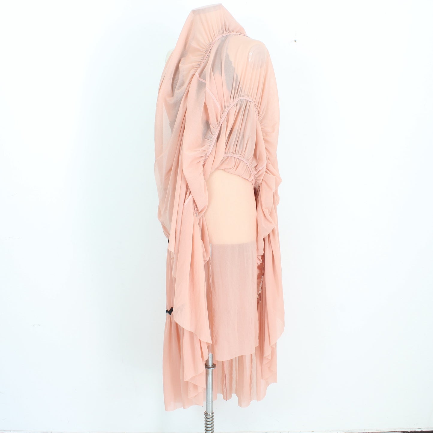 Jean Paul Gaultier Soleil Pink Fuzzi Long Dress 2000s