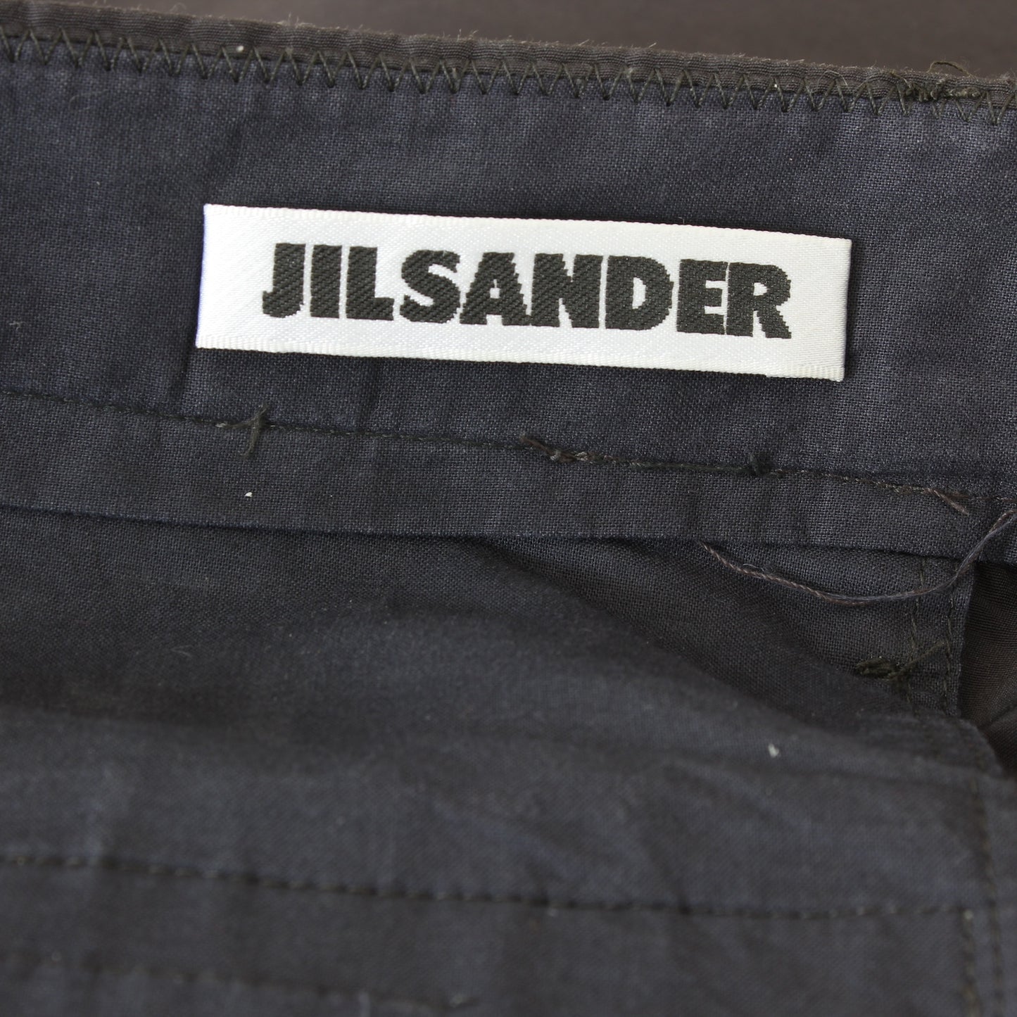 Jil Sander Gray Cotton Palace Pants Vintage 90s