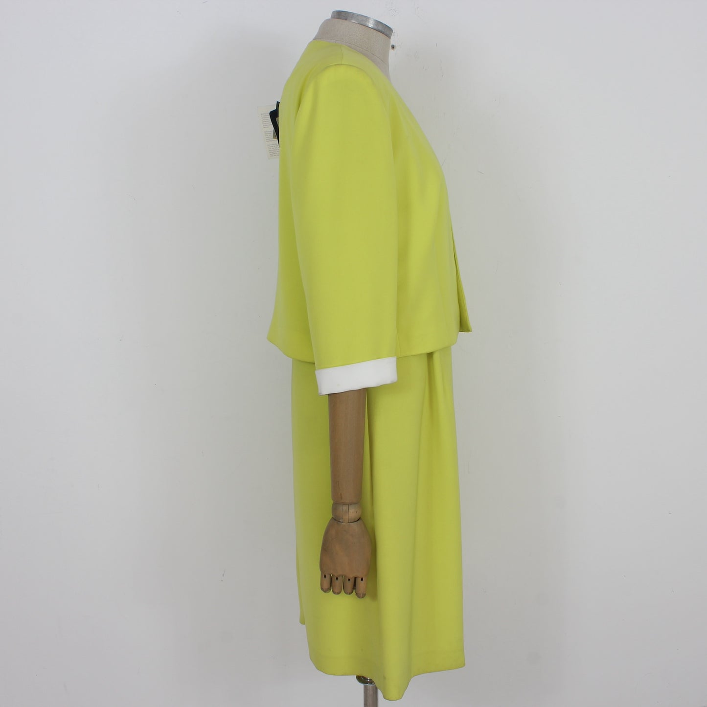 Mario Pucci Cecconi Green Elegant Suit Dress Vintage 1990s