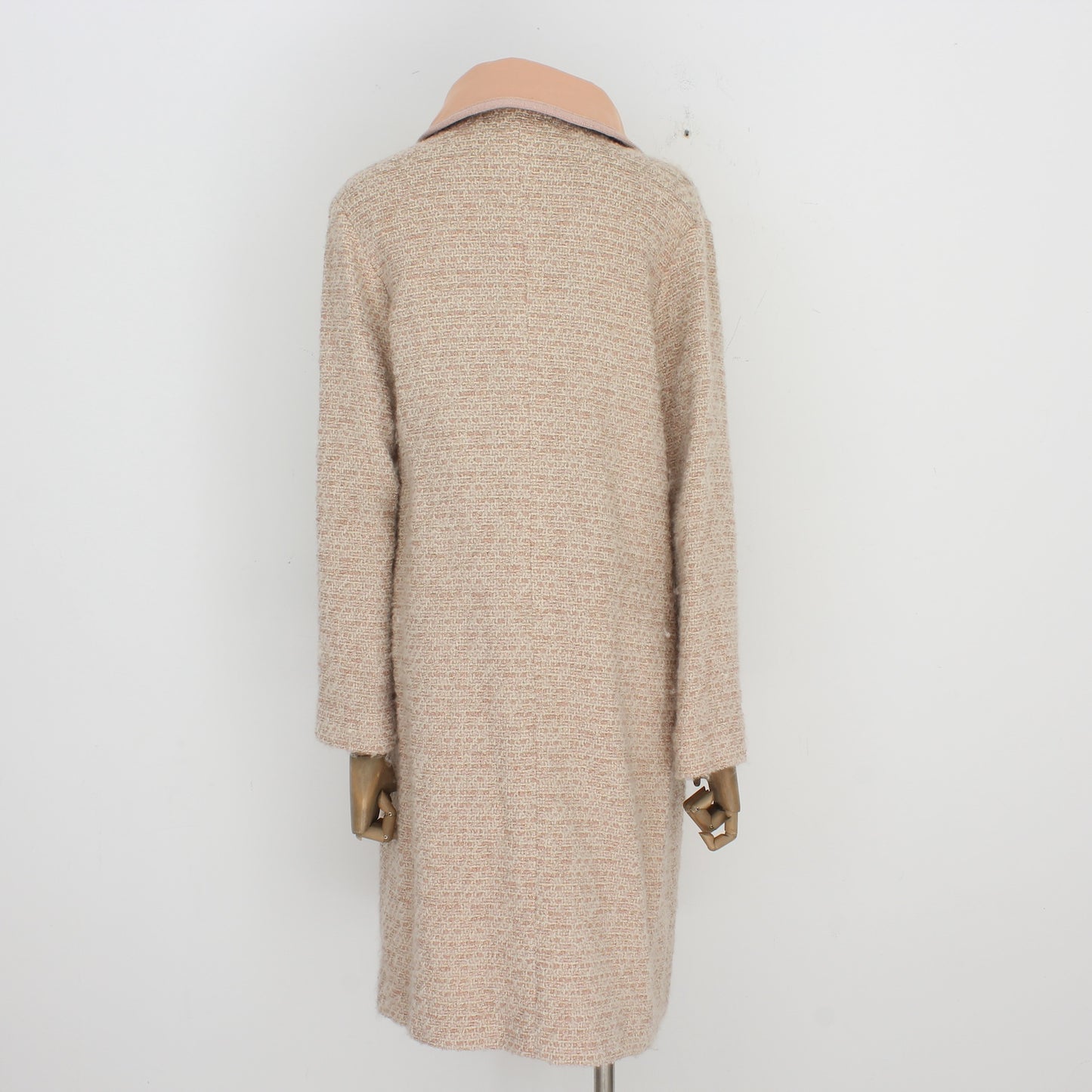 Missoni Beige Wool Boucle Coat Vintage