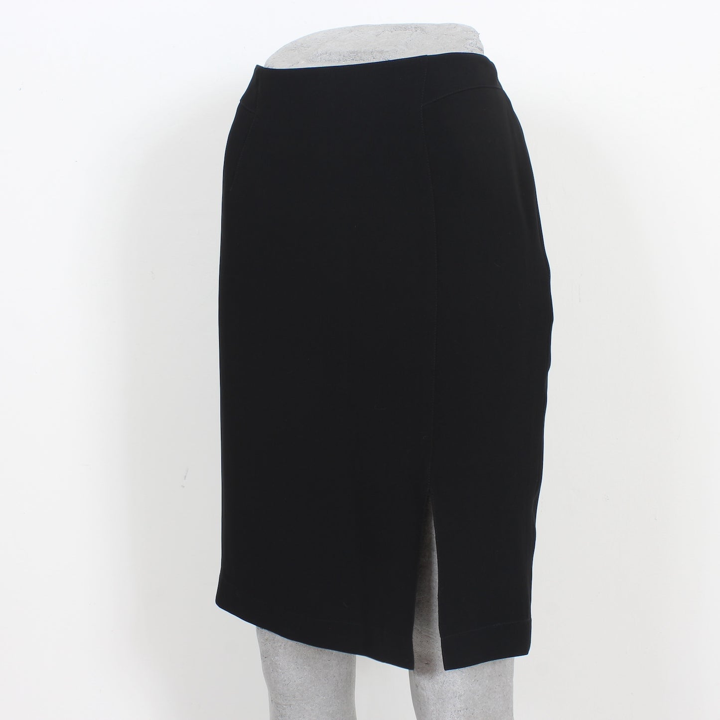 Thierry Mugler Black Pencil Skirt Vintage 1980s