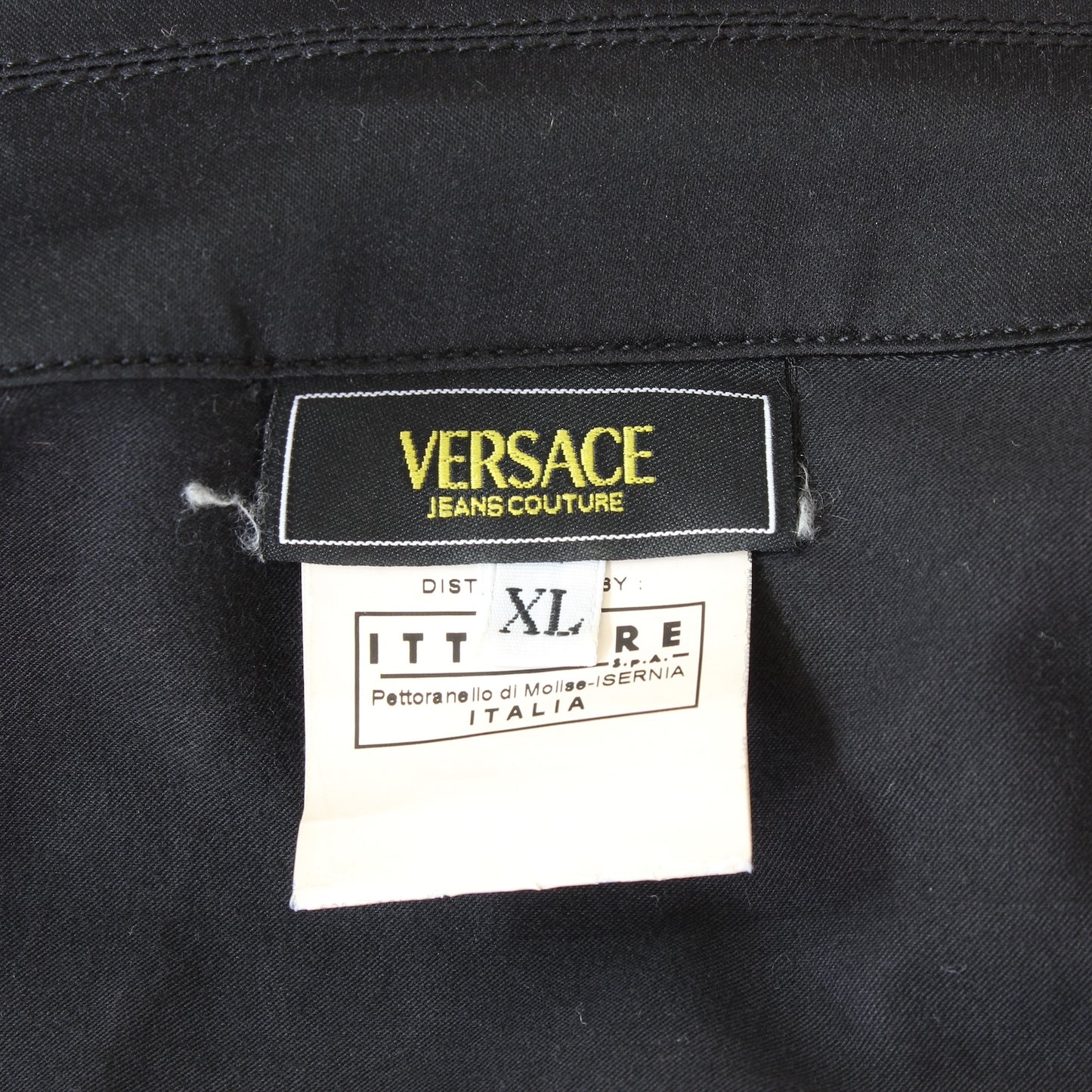 Versace Black Medusa Studs Jacket 90s