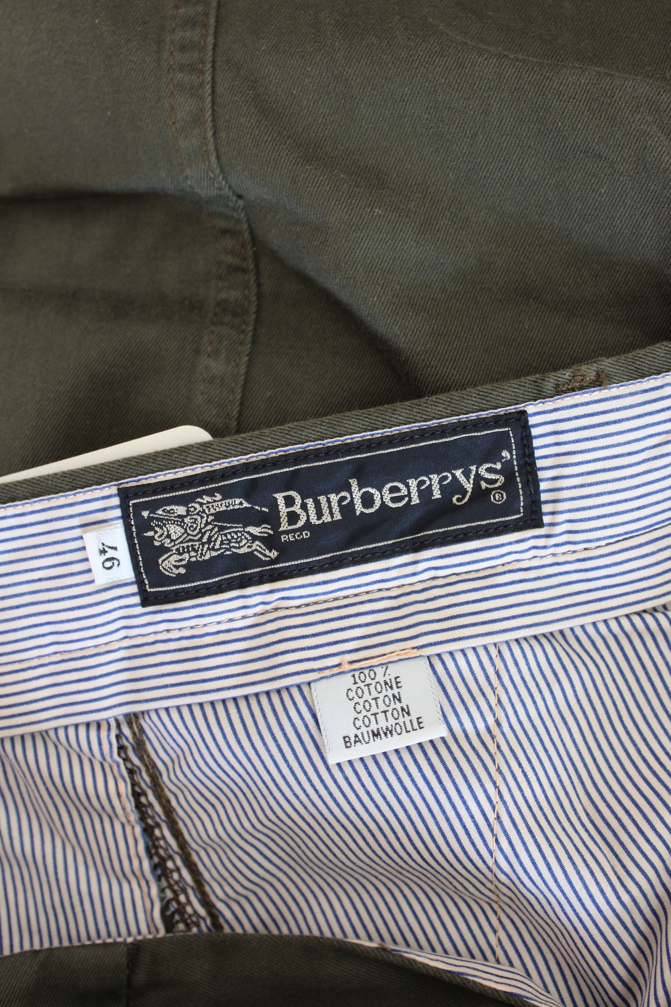 Burberry sale vintage tag